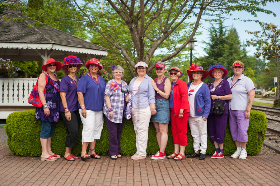 Women posing for a group photo